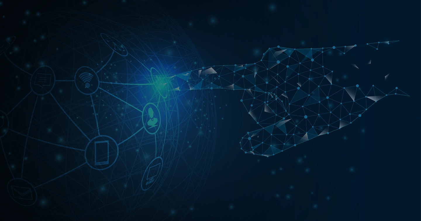 Hintergrundgrafik von Axiron AI Kontaktseite